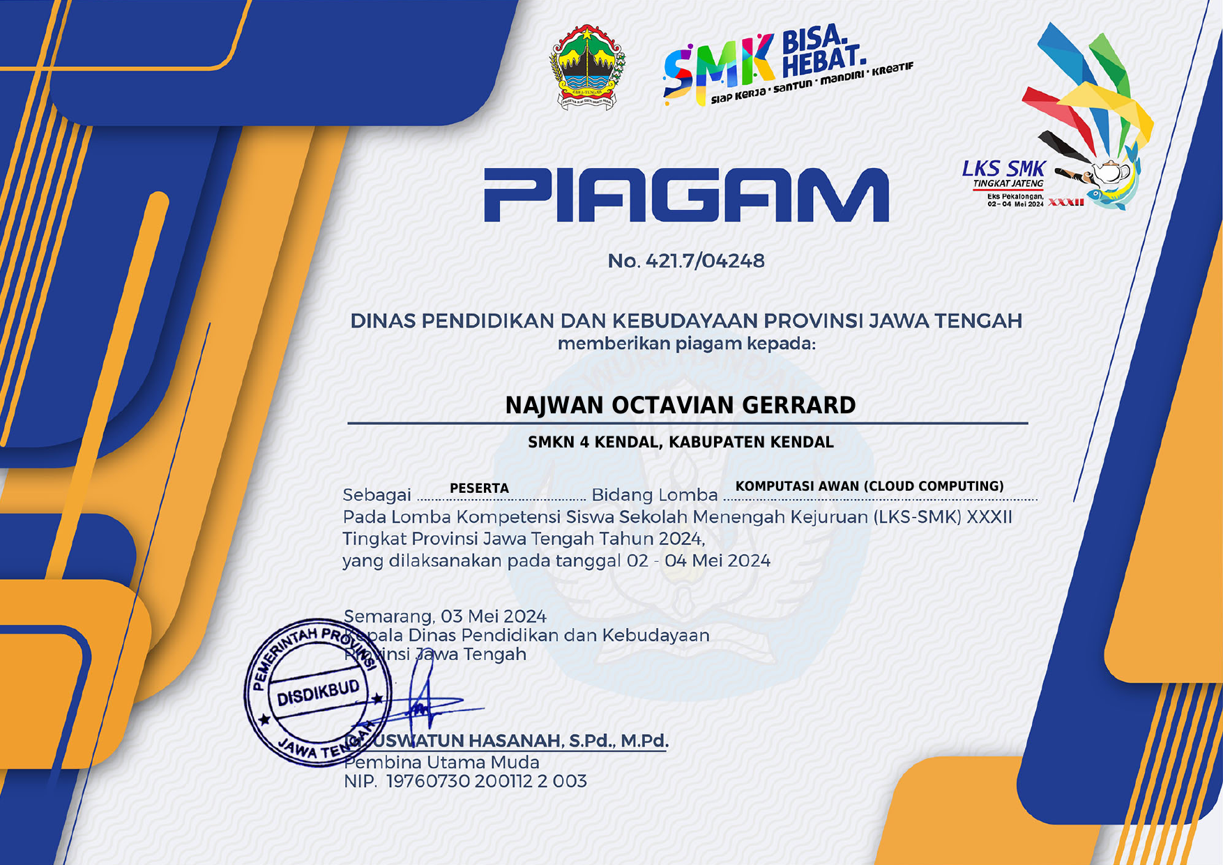 Cloud Computing – Peserta Provinsi